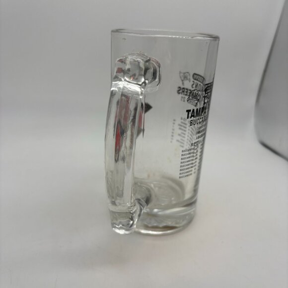 VTG NFL Tampa Bay Buccaneers Super Bowl XXXVII Champions Collectible Glass Mug - Picture 9 of 13